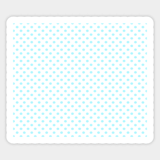 Powder Blue Polka Dot Pattern Sticker